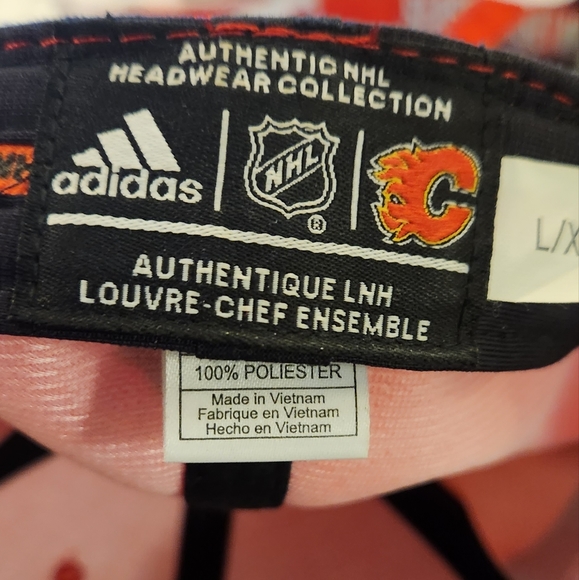 Adidas Calgary Flames Hockey Fights Cancer Hat - Picture 4 of 5